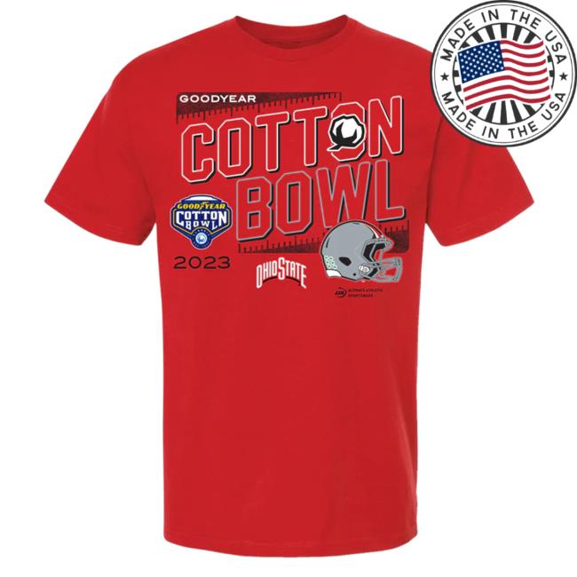 Official 2023 Cotton Bowl Ohio St Tee Shirt