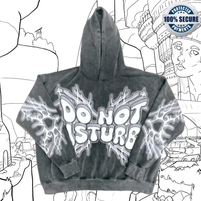 Official Do Not Disturb Clothing Store Shop Dnd By Ferris Monochrome Venom Popover Hoodie