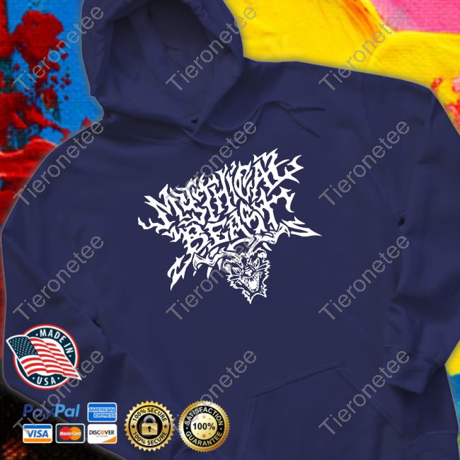 Official Good Mythical Morning Merch Mythical Beast Death Metal Hooded Sweatshirt