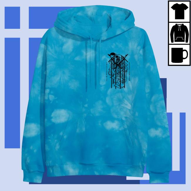 Official This Place Will Become Your Tomb Aqua Tie Dye Long Sleeve T Shirt