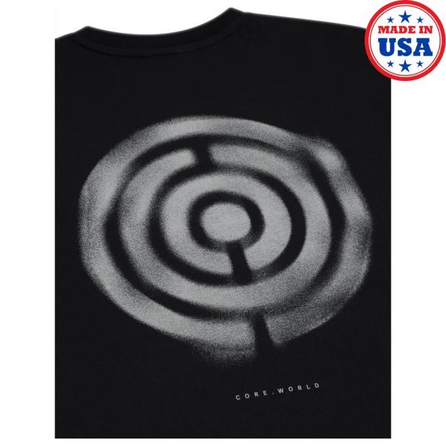 Official Tomorrowland Merch Core Blur Icon LS T Shirt Black