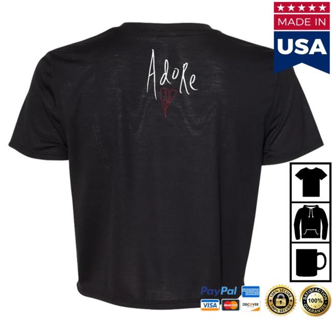 Official Shing Pumpkins Shop Merch Adore Crop Top Tee