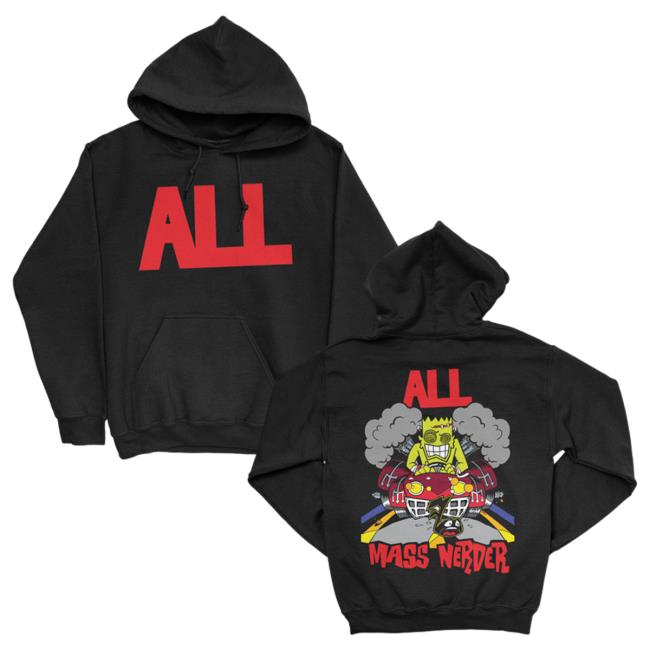 Official Kings Road Merch Store All Mass Nerder Hooded Sweatshirt (Black) Kings Road Shop