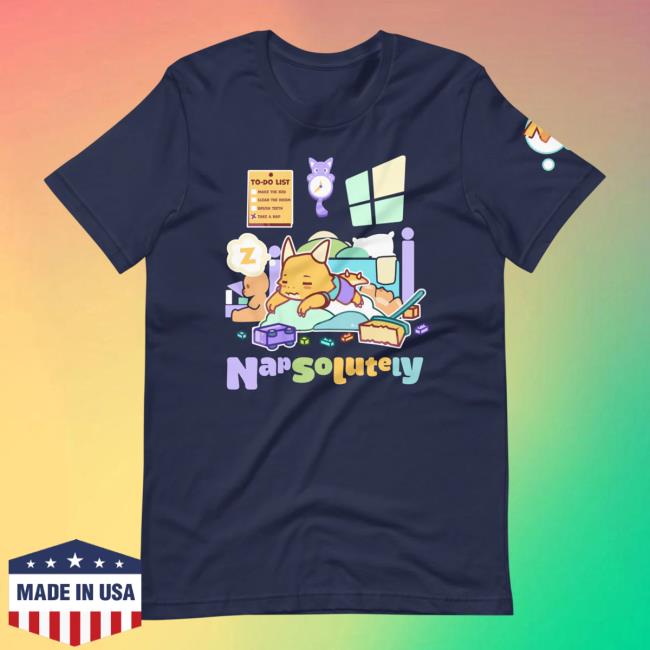 Official Pretend Again Napsolutely Hot Shirt Navy (OwO / Oh Woah! Shirt) Pretendagain