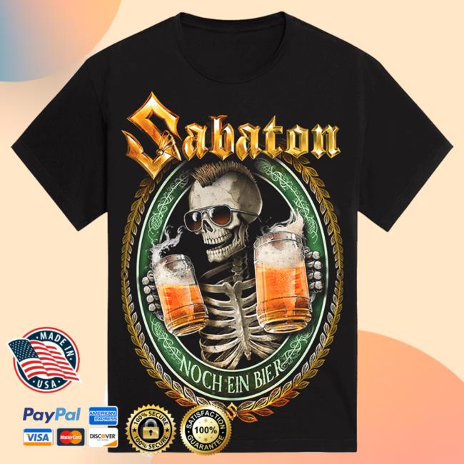 Official Sabaton Merch Store Sabaton Noch Ein Bier Shirt 2023 Sabaton Shop