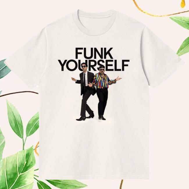 Official Merchbar Chromeo Funk Yourself Tour Crew neck Sweatshirt Natural Merch Bar Chromeo