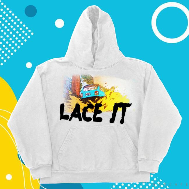 Official 999 Club Juice Wrld Merch Store Lace It Cover Hoodie White 999Club Clothing Juicewrld