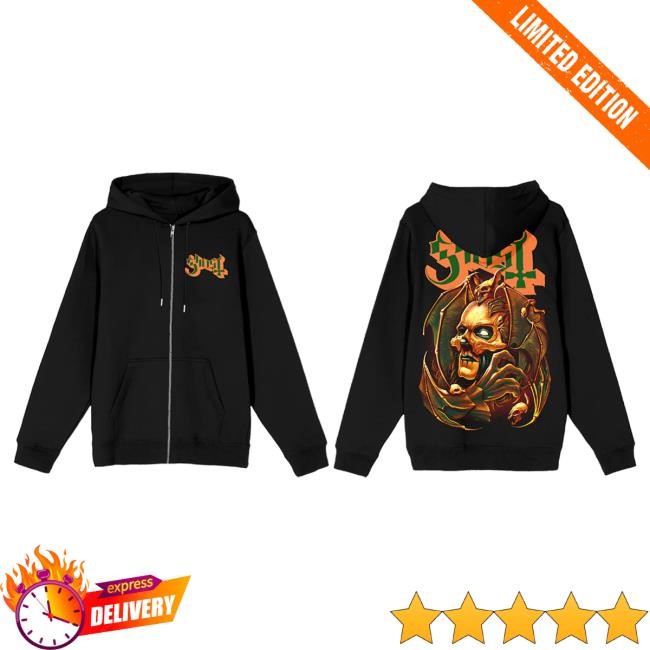 Official Ghost Band Rock Backstreet Merch Store Shop Feeders on Zip Hoodie