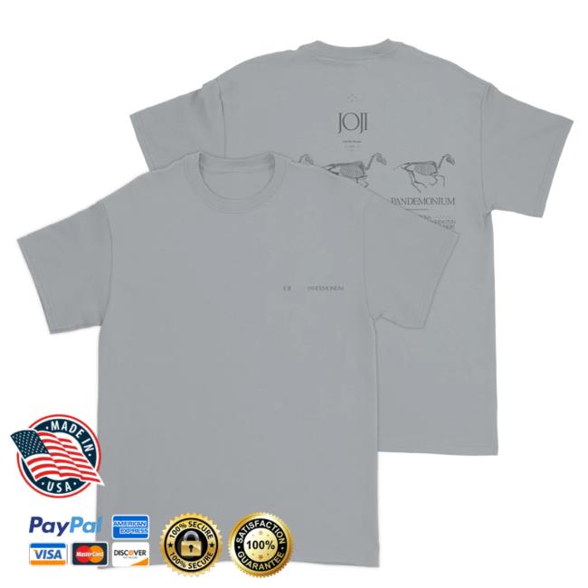 Official Joji Merch Store Pandemonium Grey New Shirt Joji Apparel Clothing