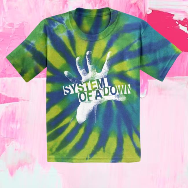 Official System Of A Down Merch Self-Titled Tie-Dye Hot Shirt