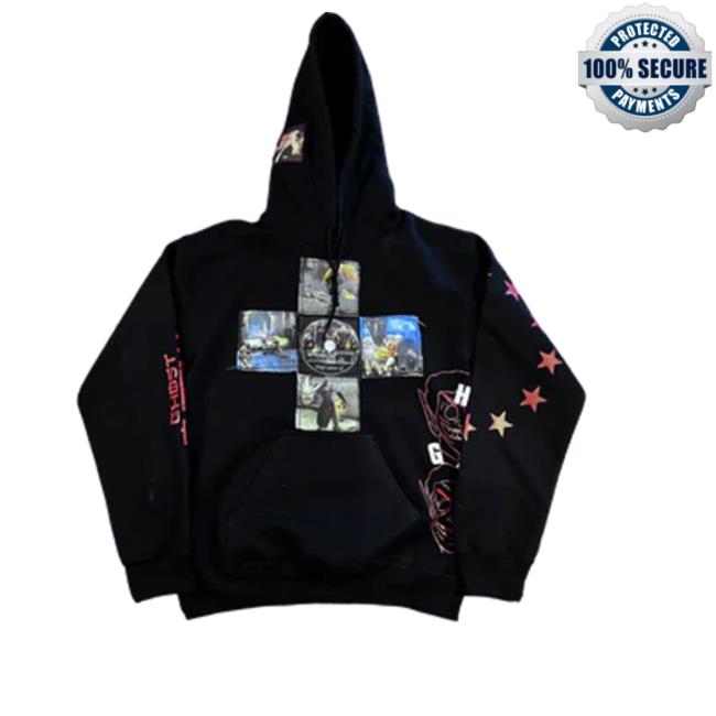 Official Ghost Supply Clothing Merch Gow2 Patchwork Hoodies