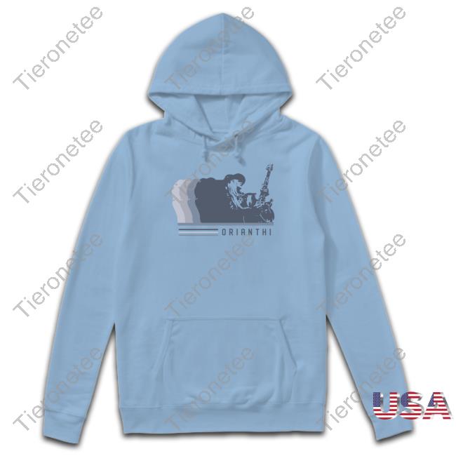Orianthi Blue Silhouette Shirts