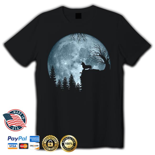 Corgi Shadow Moon Hoodie