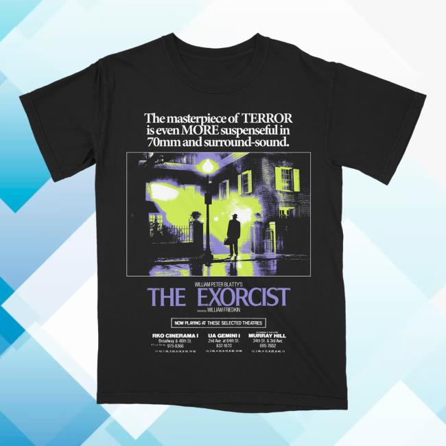 Official Studiohouse Designs The Exorcist Movie Promo Shirt