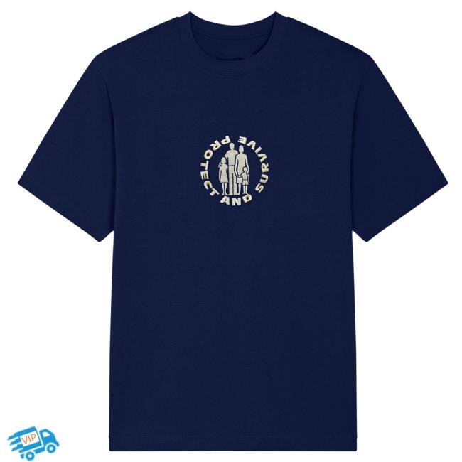 Protect and Survive - Embroidered Shirt Jim'll Paint It