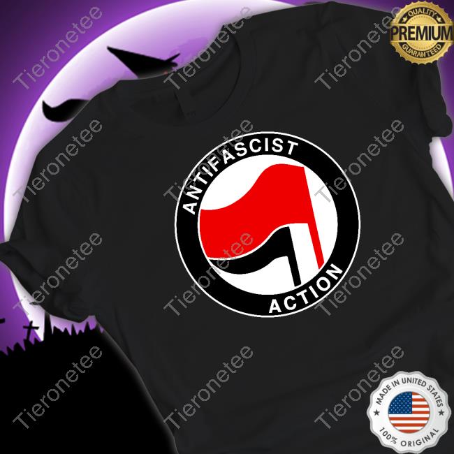 Antifascist Action Hoodie Black
