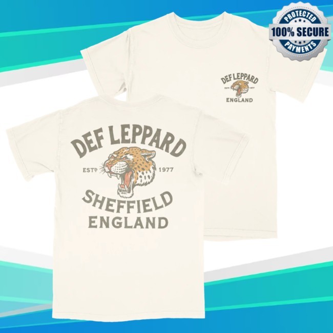 Established 1977 Sheffield New Shirt Def Leppard Official Store