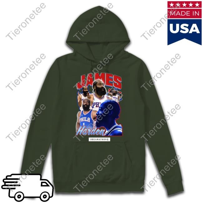 Dreamathon Merch Quez Watkins Eagles Nation Sixers Nation 1 Philly Dreams James Harden Shirt
