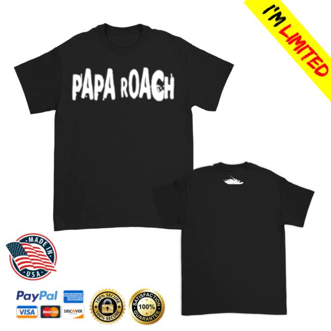 Papa Roach Merch Shop Stretch Logo Hoodie