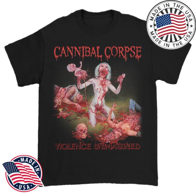 Official Kings Road Merch Store Cannibal Corpse Violence Unimagined Uncensored Tshirt (Black) Kings Road Shop CannibalCorpse