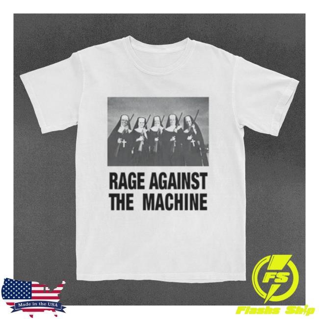 Rage Merch Store Nuns And Guns Short SleeveShirt Rage Against The Machine Bentley Clothing Shop Apparel