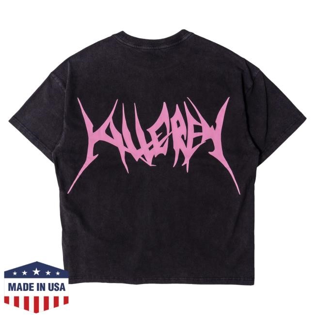 Official Kill Crew Oversized Lux "Comfort Zone" Hoody - Black / Pink KillCrew