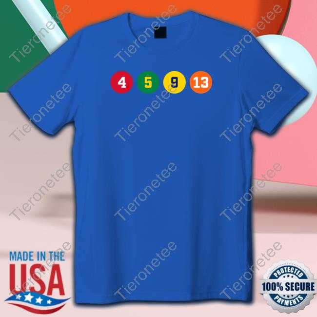 Official Barstool Sports Chief 4 5 9 13 Shirt Bedard To Chicago