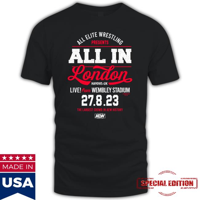 EAW All In Live From Wembley Stadium Long Sleeve T Shirt