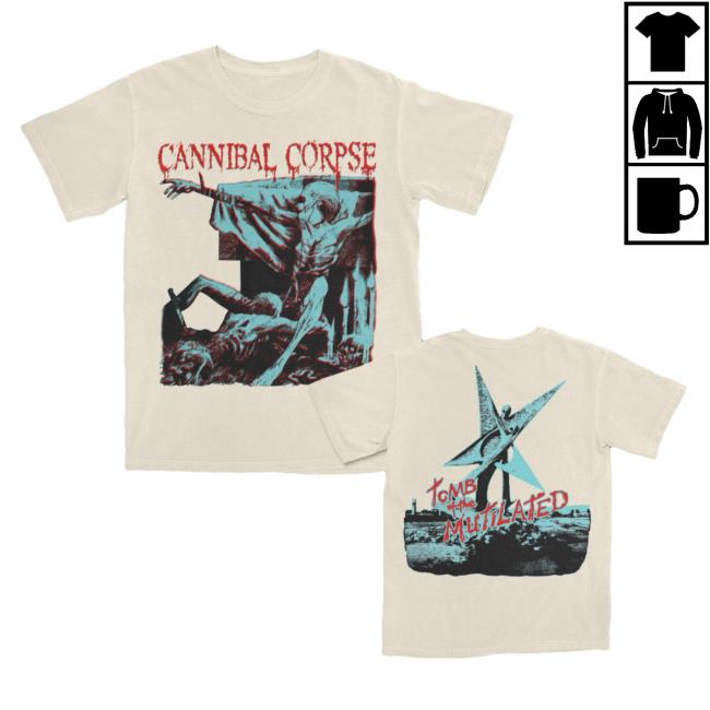 Official Cannibal Corpse Store Tomb Of The Mutilated Bootleg Hot Shirt