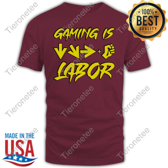 Official Hard Shoppes Gaming Is Labor Shirt Hard Drive