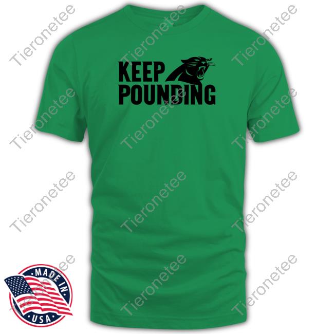 Carolina Panthers Keep Pounding Long Sleeve Shirt