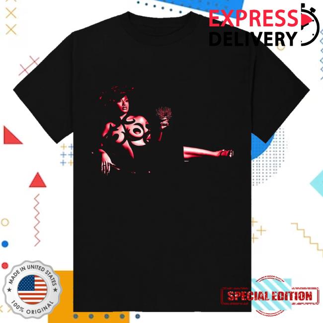 Official Megan Thee Stallion Merch Store Shop Megan Thee Stallion Hiss Tina Snow (Black) Tees