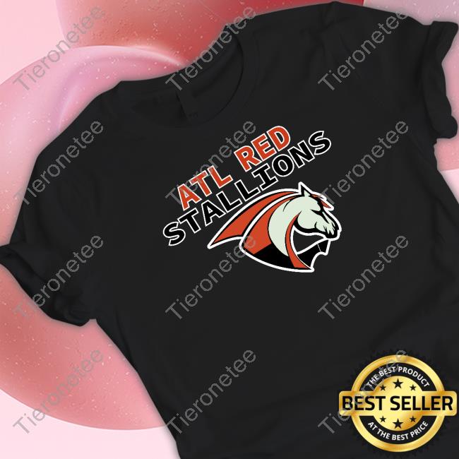 Official TheBeardedSingleMalt Atl Red Stallions Shirt