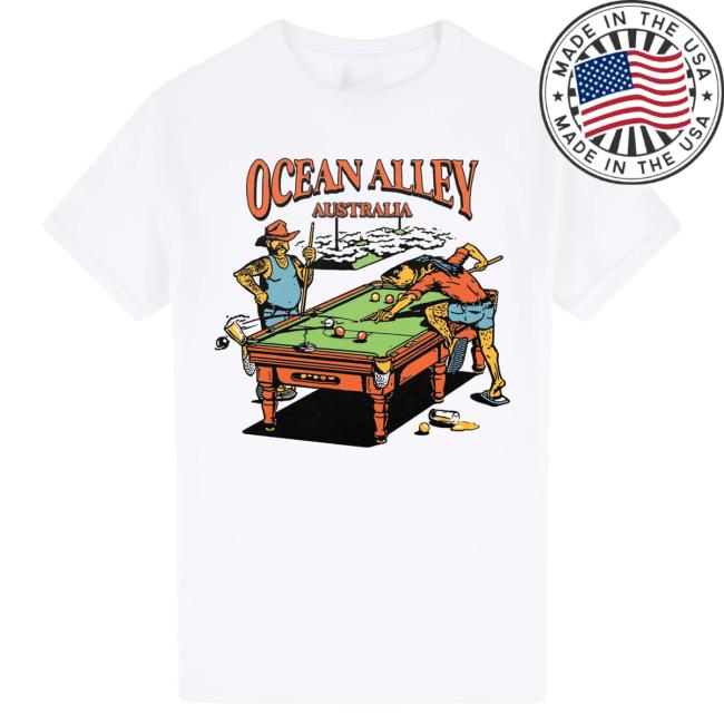 Official Ocean Alley Merch Pool Table Shirt