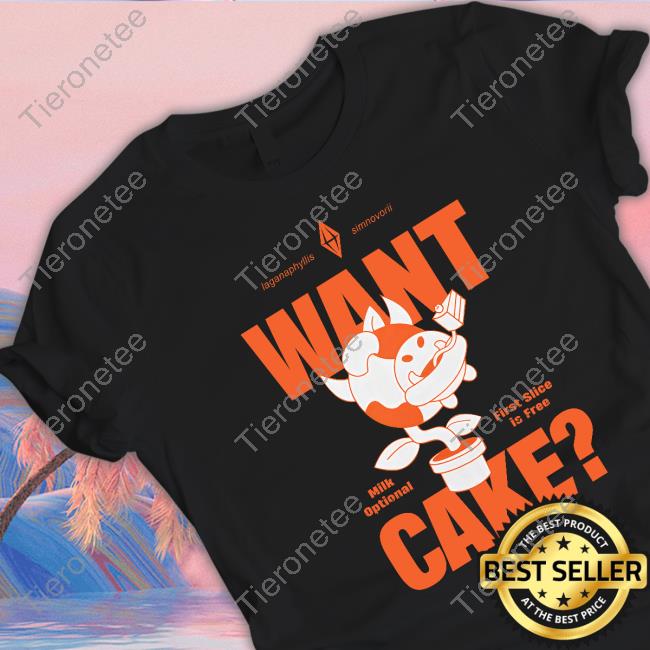 Official Sims 4 Merch Store Want Cake Tee Shirt