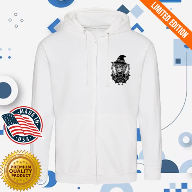 Official Tattoo Merch Collective Bat Witch Tattoo Zip Up Hoodie