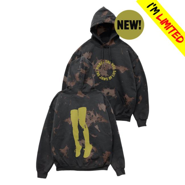 Pierce The Veil Merch Circle Jaws Hoodie Tie Dye