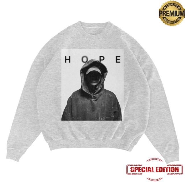 Official Nf Real Music Merch Store Ash Grey "Hope" L/S T Shirt Nfrealmusic Shop