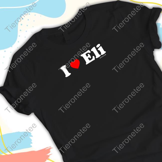 Official Chris Snee I Love Eli Tee Shirt