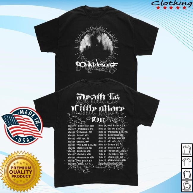 Official Boundaries Merch Store Boundaries CT DILM Tour Shirt (Black)