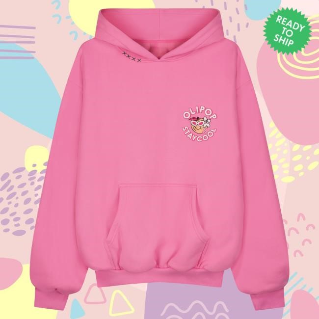 Official Stay Cool Clothing Store Staycool Olipop Barbie Peaches & Cream Pullover Hoodie StaycoolNyc