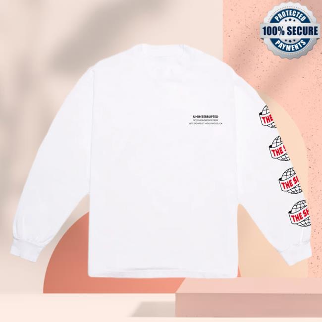 Official Maverick Carter Uninterrupted Clothing Store Shop The Shop: S5e7 Headquarters Long Sleeve T-Shirts# White Mavcarter