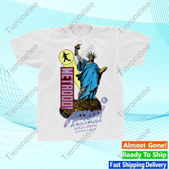 Official Metro Boomin Clothing Store Shop Ny Heroes & Villains Top Shirt Metroboominshop Merch