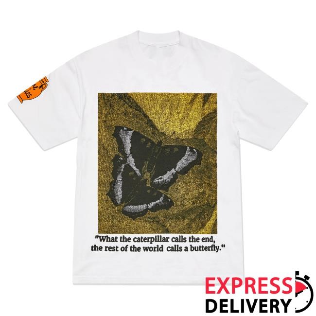 Official Dover Street Market Clothing Store Brain Dead Men's Butterfly T-Shirts