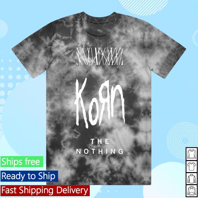 Official Korn Web Store The Nothing Black Tie Dye T-Shirts