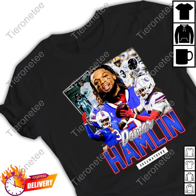 Justin Jefferson Damar Hamlin T-Shirt Dreamathon Carlos Gonzalez