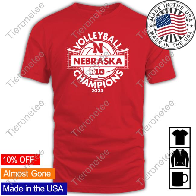 Official Huskers Merch Shop Nebraska Volleyball Big Ten Champions 2023 T Shirt