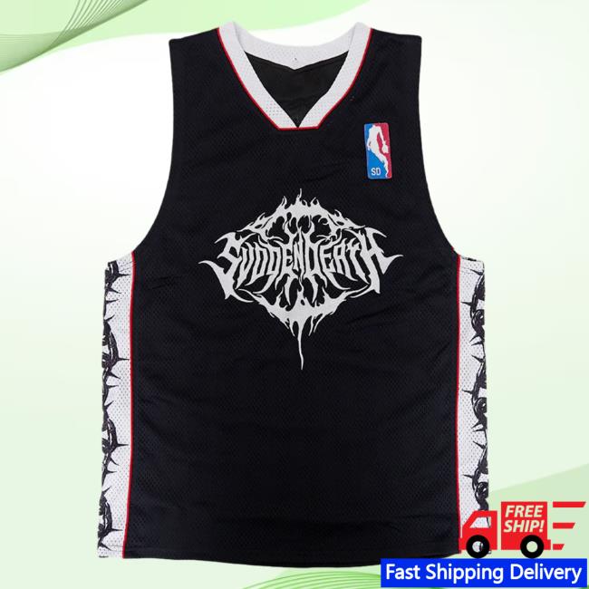 Official Svdden Death Merch Death Cvlt Vintage Basketball JerseyTank T Shirt Svddendeath
