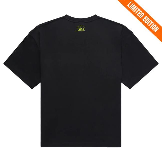 Official Lando Norris Merch Store Shop Lando Norris Core Boxy Tshirt - Black