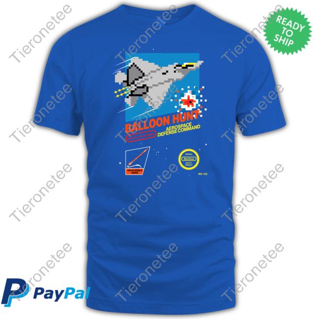 Official Blipshift Merch Balloon Hunt North American Earospace Defense Command Shirt